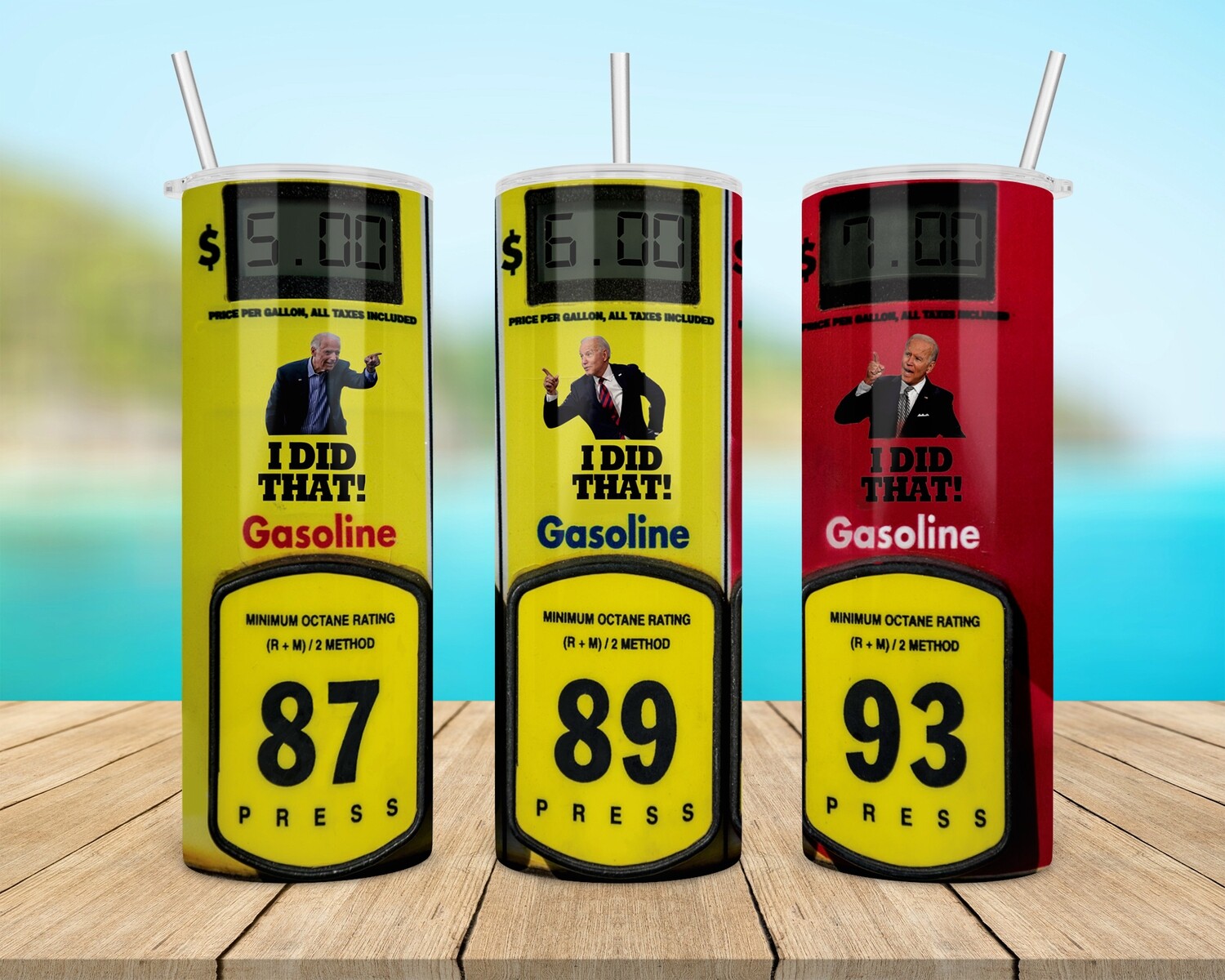 Biden Gas Prices Political Tumbler
