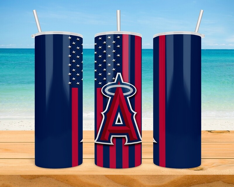 Los Angeles Angels Baseball Tumbler