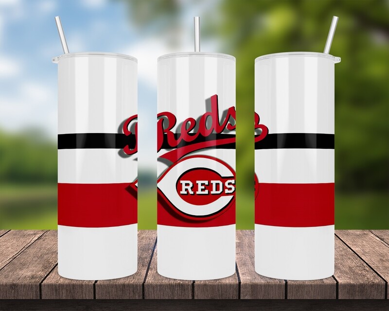 Cincinnati Reds Baseball Tumbler