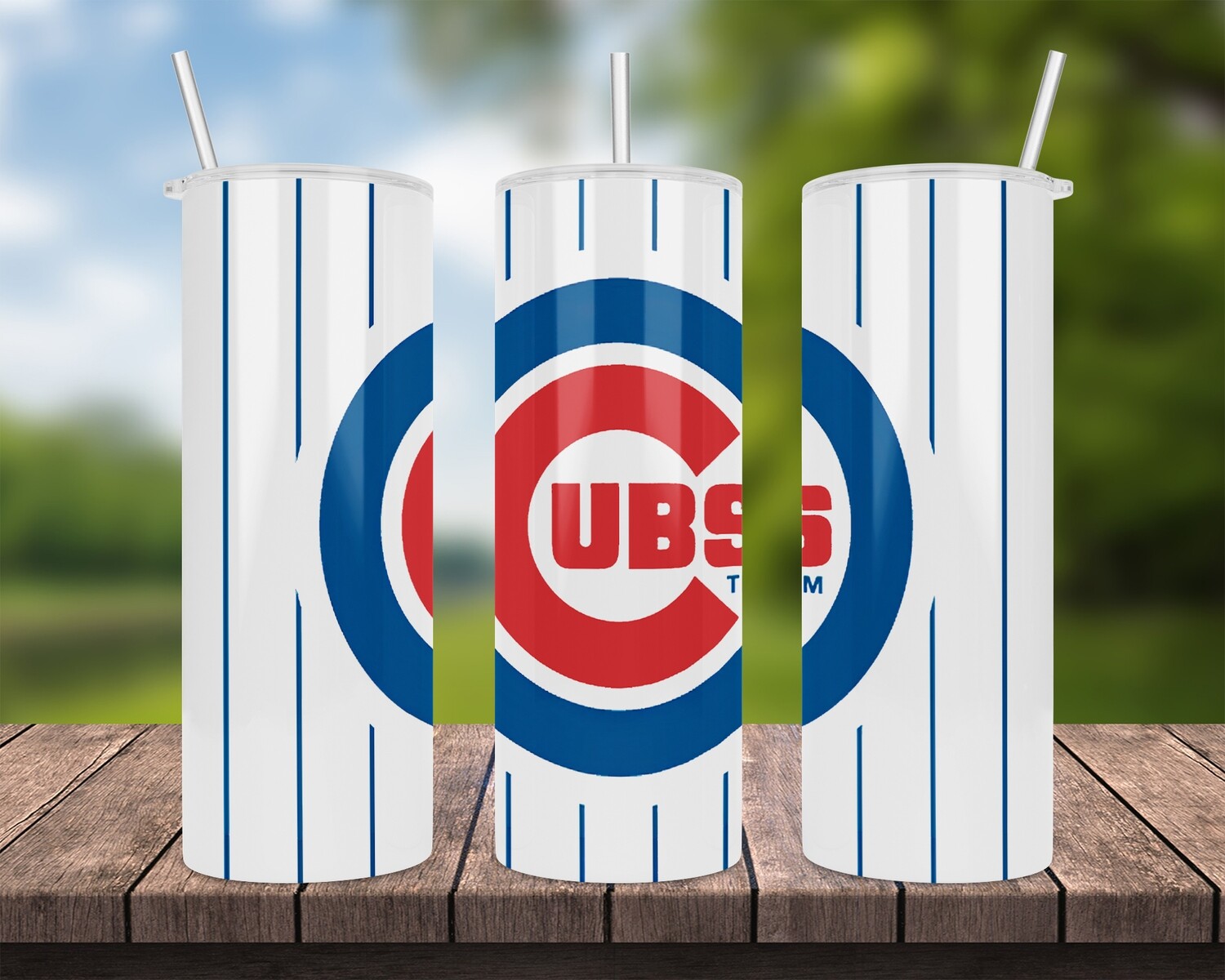 Chicago Cubs Baseball Tumbler