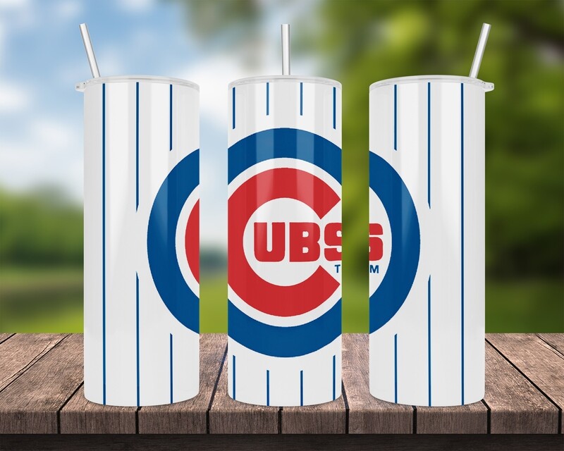 Chicago Cubs Baseball Tumbler