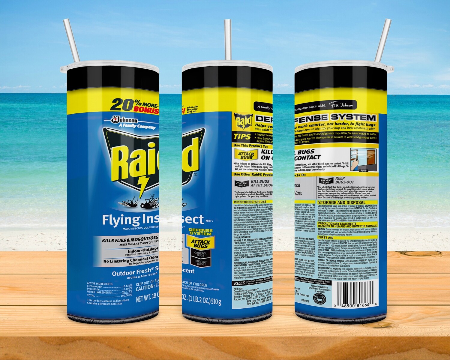 Raid Flying Insect Tumbler