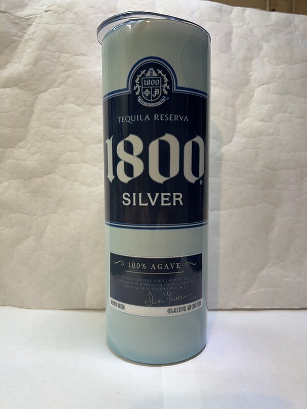 1800 Silver Tequila Drink Tumbler