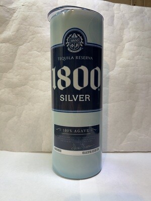 1800 Silver Tequila Drink Tumbler