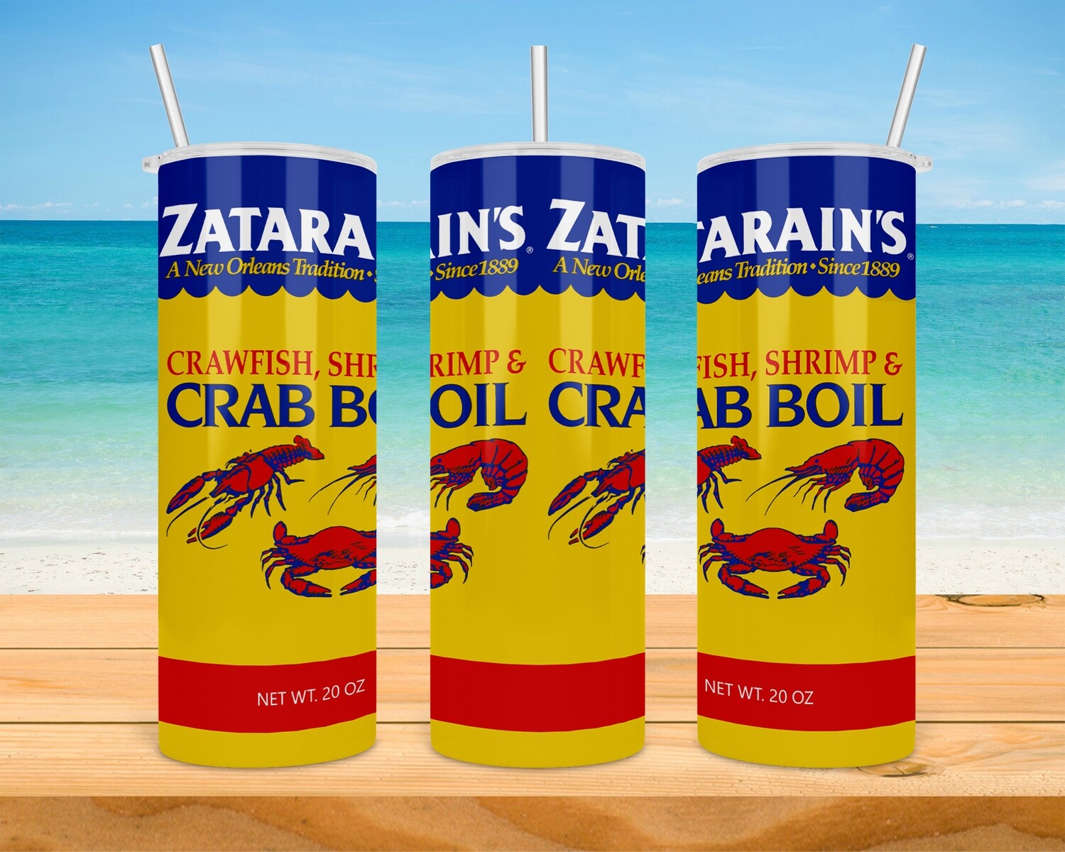 Zatarain&#39;s Crab Boil Tumbler