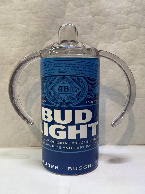 Bud Light Beer Baby Bottle Sippy Tumbler