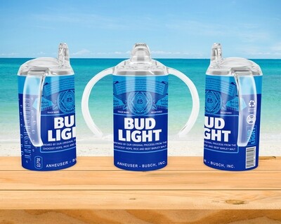 Bud Light Beer Baby Bottle Sippy Tumbler
