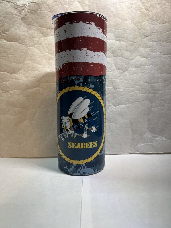 U.S. Navy Seabees Tumbler