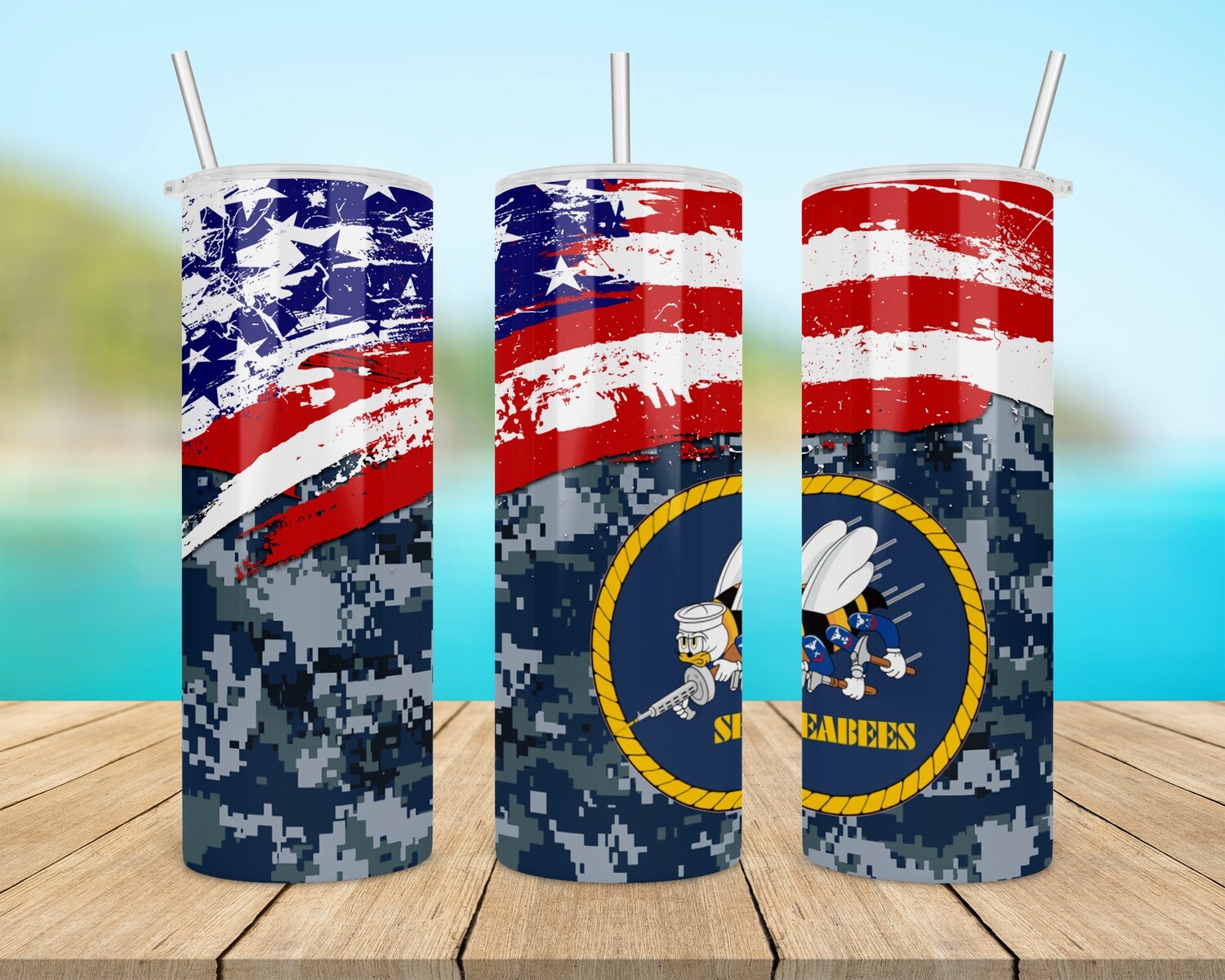 U.S. Navy Seabees Tumbler