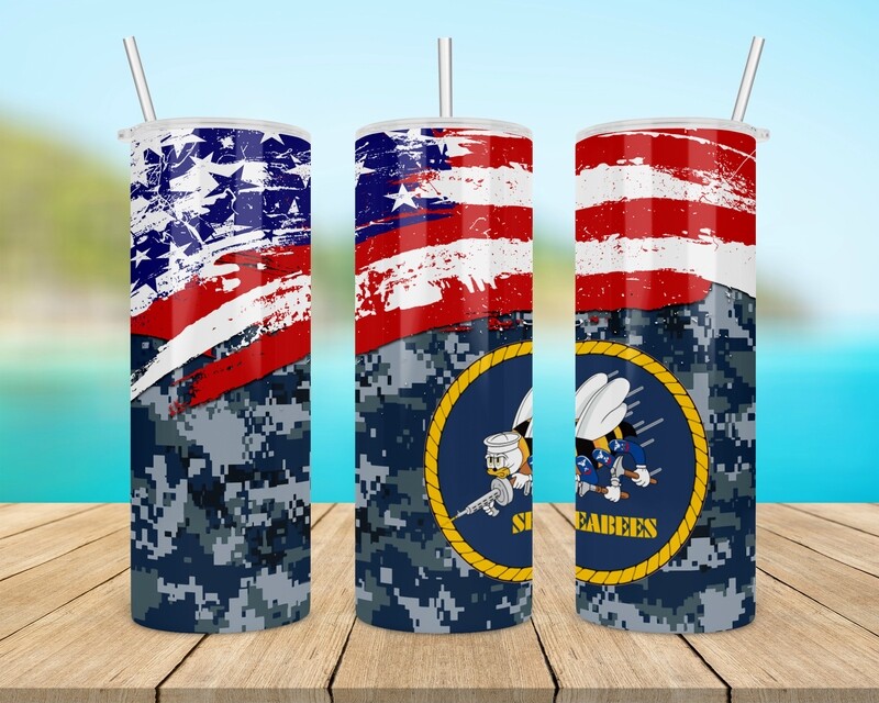 U.S. Navy Seabees Tumbler