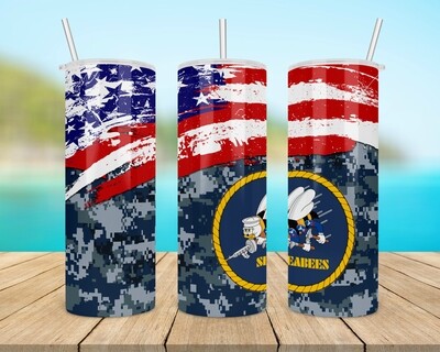 U.S. Navy Seabees Tumbler