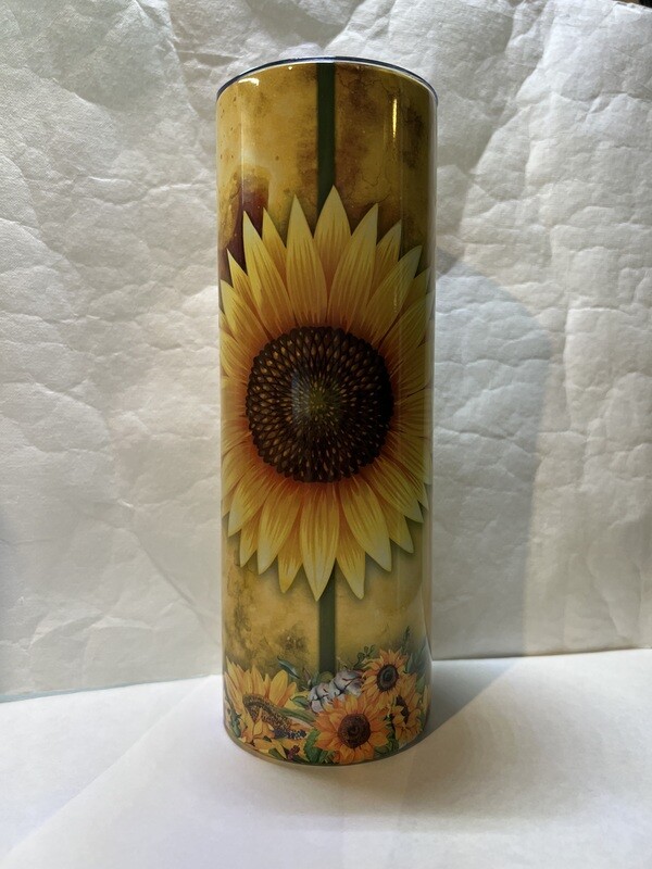 Yellow Sunflower Tumbler