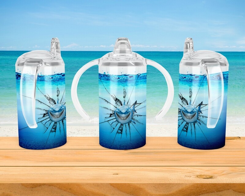 Shark Breakout Baby Bottle Sippy Tumbler