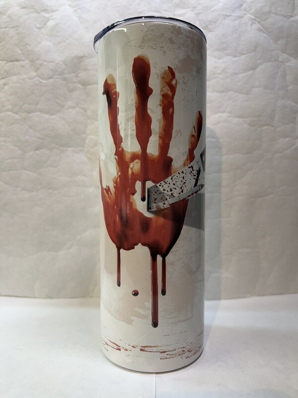 True Crime Bloody Knife Tumbler