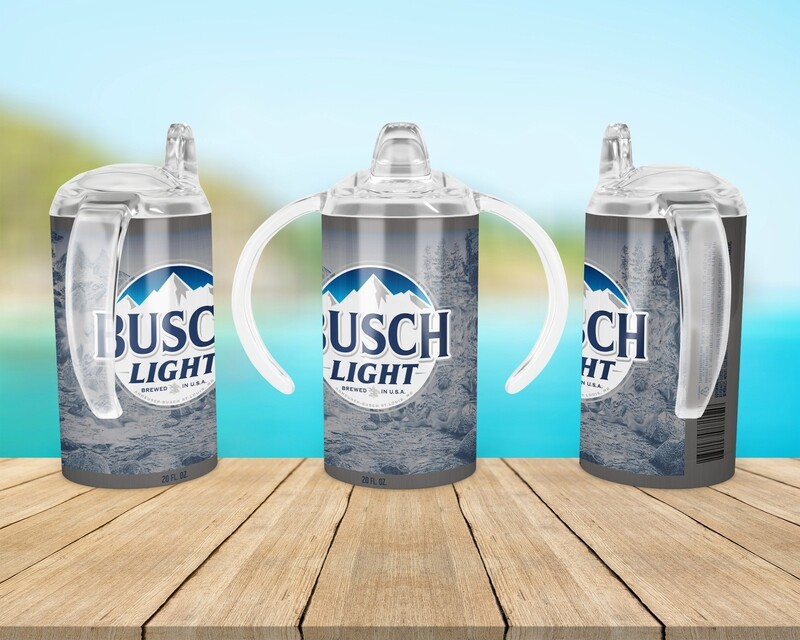 Busch Light Beer Baby Bottle Sippy Tumbler