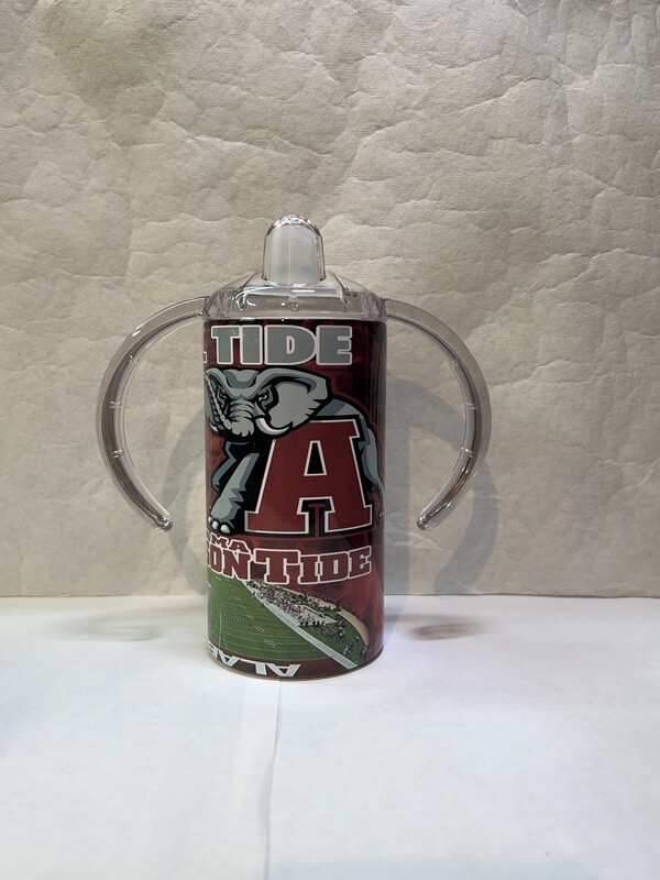 Alabama Crimson Tide Football Baby Bottle Sippy Tumbler