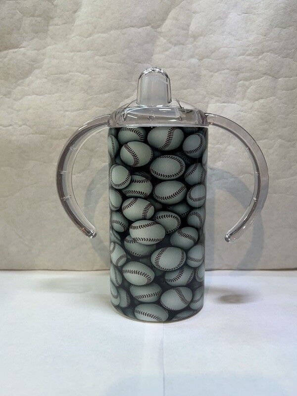 Baseballs Baby Bottle Sippy Tumbler