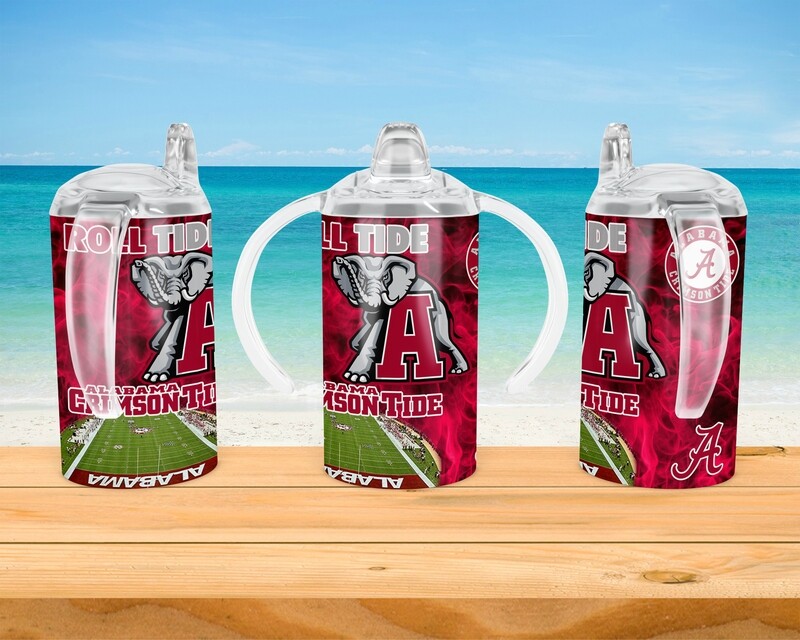 Alabama Crimson Tide Football Baby Bottle Sippy Tumbler
