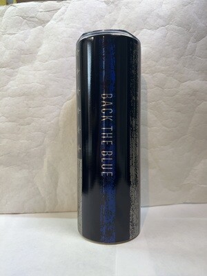 Back The Blue Police Officer USA Tumbler