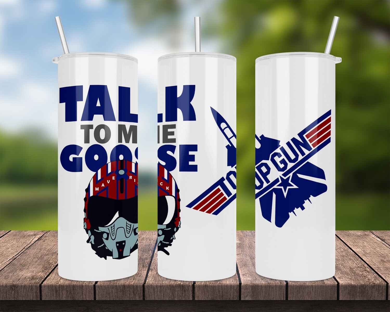 Top Gun Talk To Me Goose Tumbler
