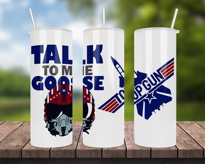 Top Gun Talk To Me Goose Tumbler