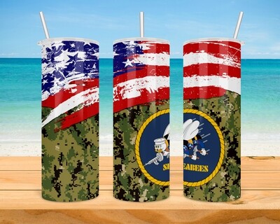 Navy Seabees Tumbler