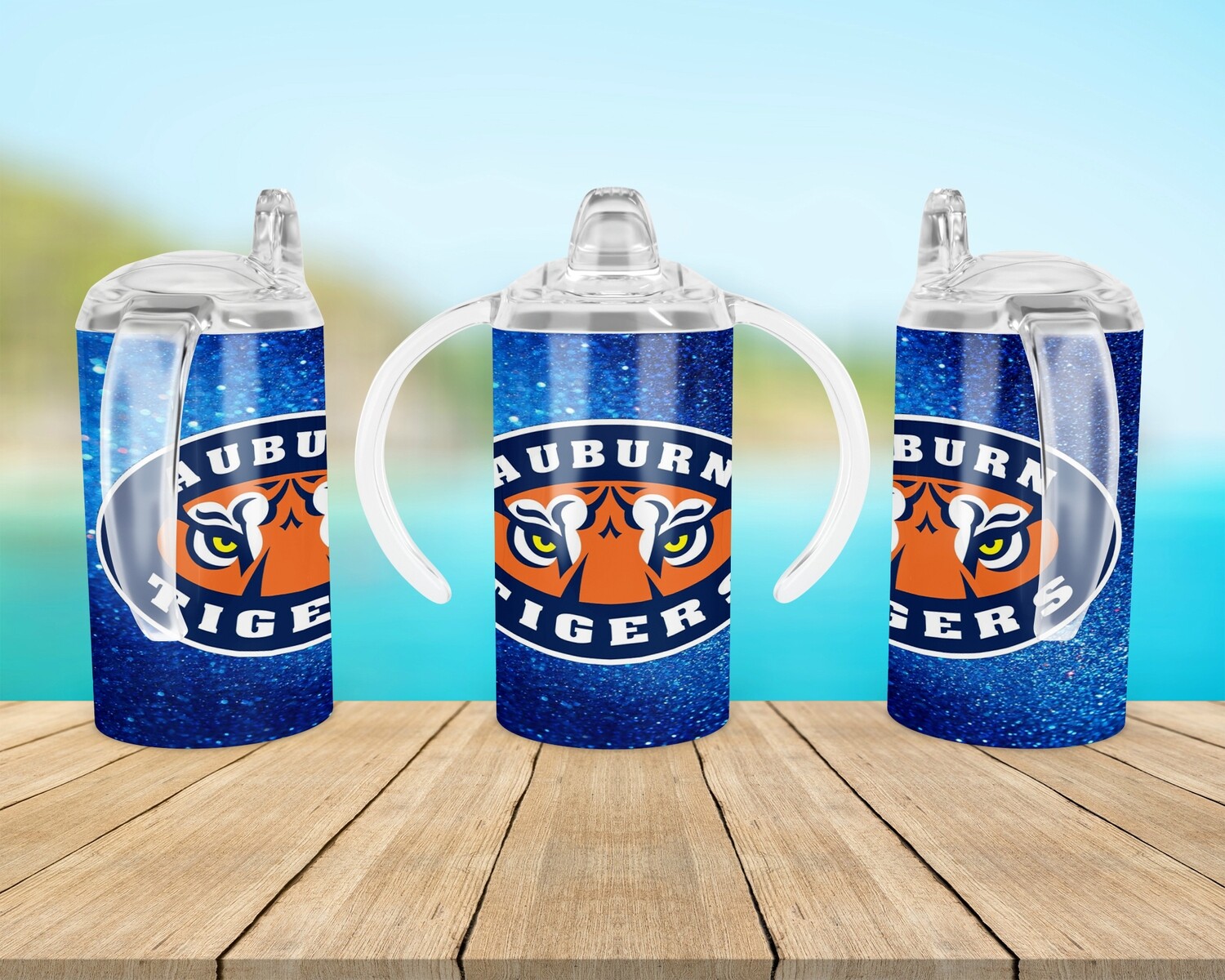 Auburn Tigers Football Baby Bottle Sippy Tumbler