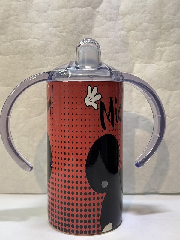 Mickey Mouse Shh! I'm hiding! Baby Bottle Sippy Tumbler