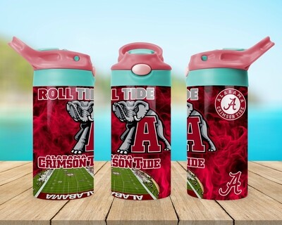 Alabama Crimson Tide Football Flip Top Sippy Tumbler