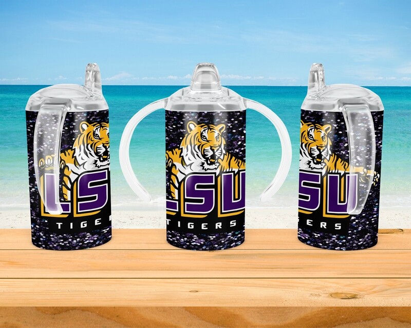 LSU Football Baby Bottle Sippy Tumbler