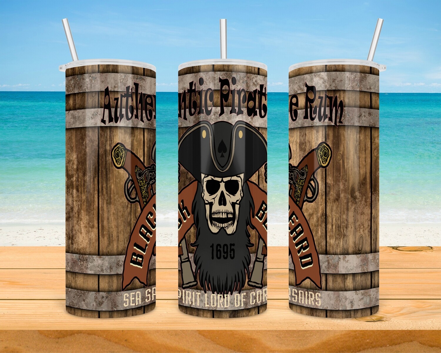 Authentic Pirate Rum Barrel Tumbler
