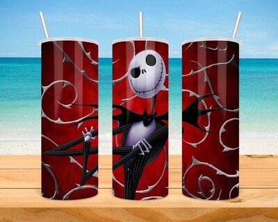 Nightmare Before Christmas Jack Halloween Tumbler