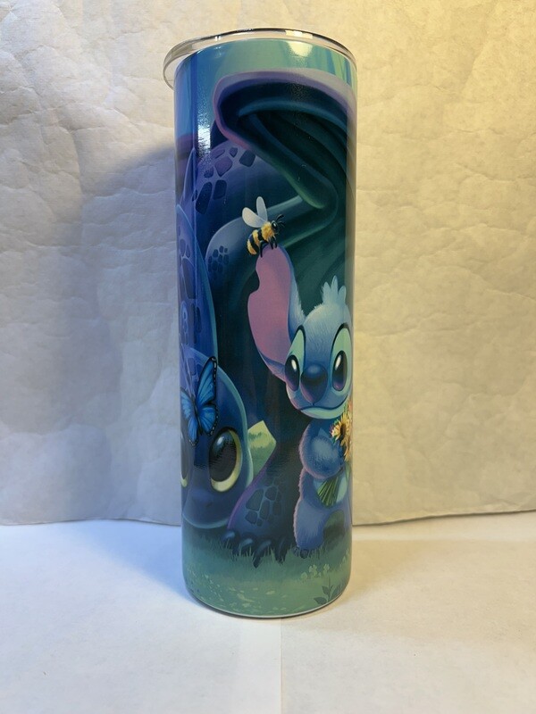 Stitch &amp; Toothless Tumbler