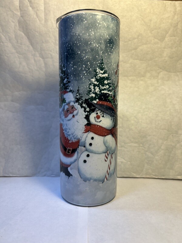 Santa Snowman Tumbler