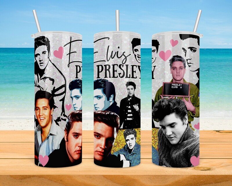 Elvis Presley Music Tumbler