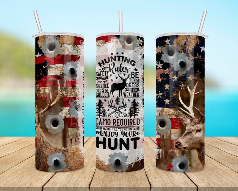 Hunting Rules Deer Tumbler