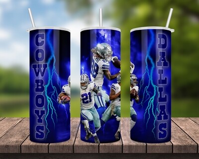Dallas Cowboys Football Tumbler