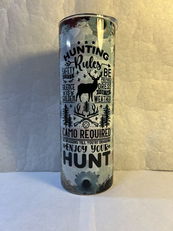 Hunting Rules Deer Tumbler