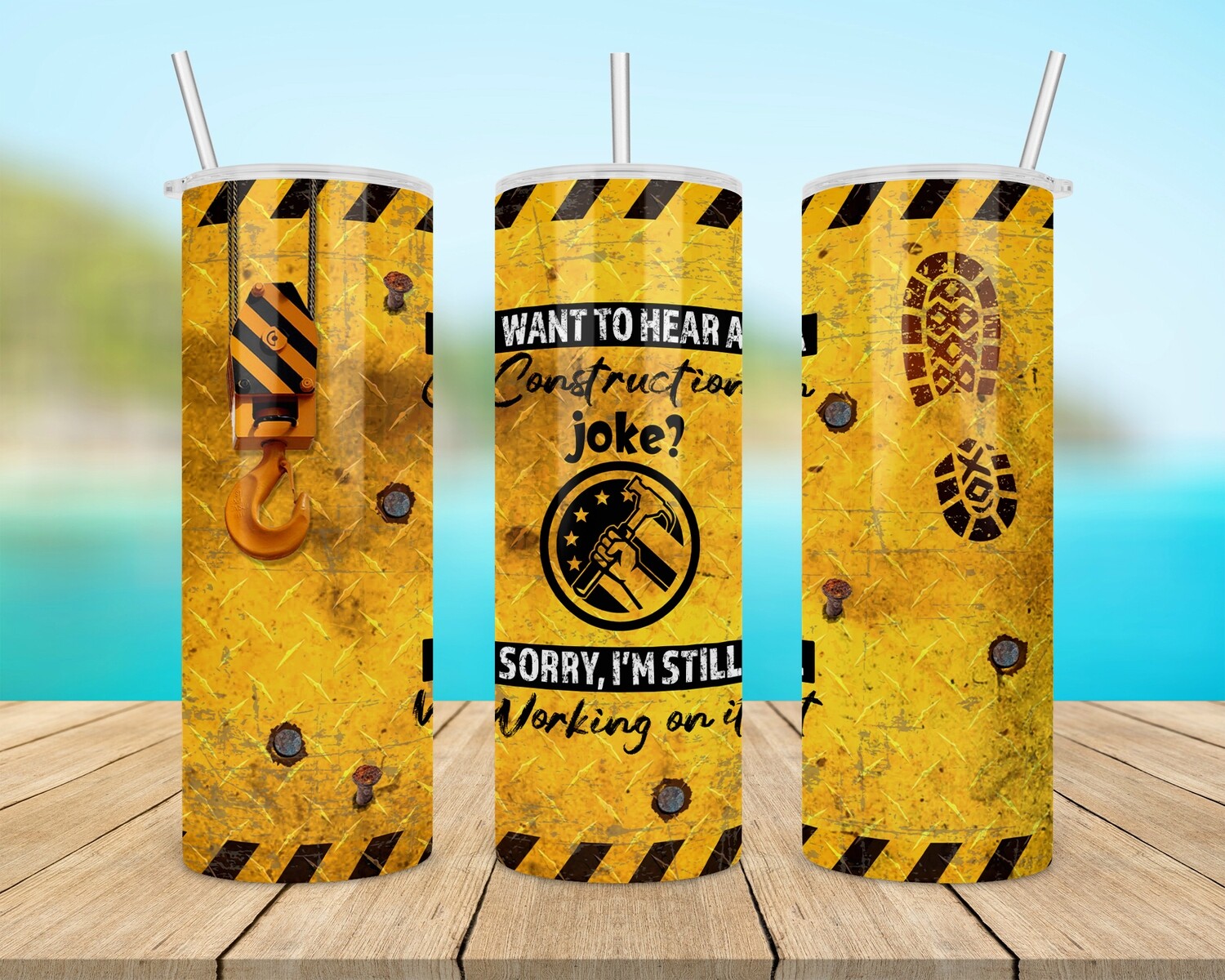 Construction Joke Tools Tumbler
