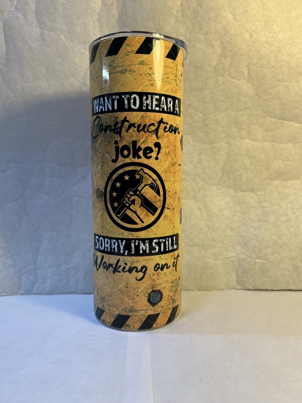 Construction Joke Tools Tumbler