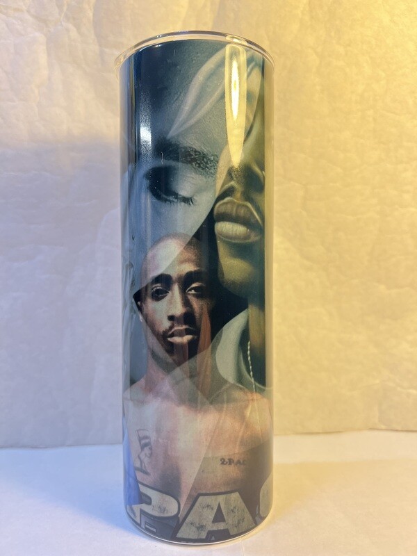 Tupac Shakur Music Tumbler