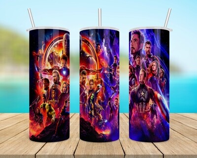Avengers Infinity War And Endgame Marvel Tumbler