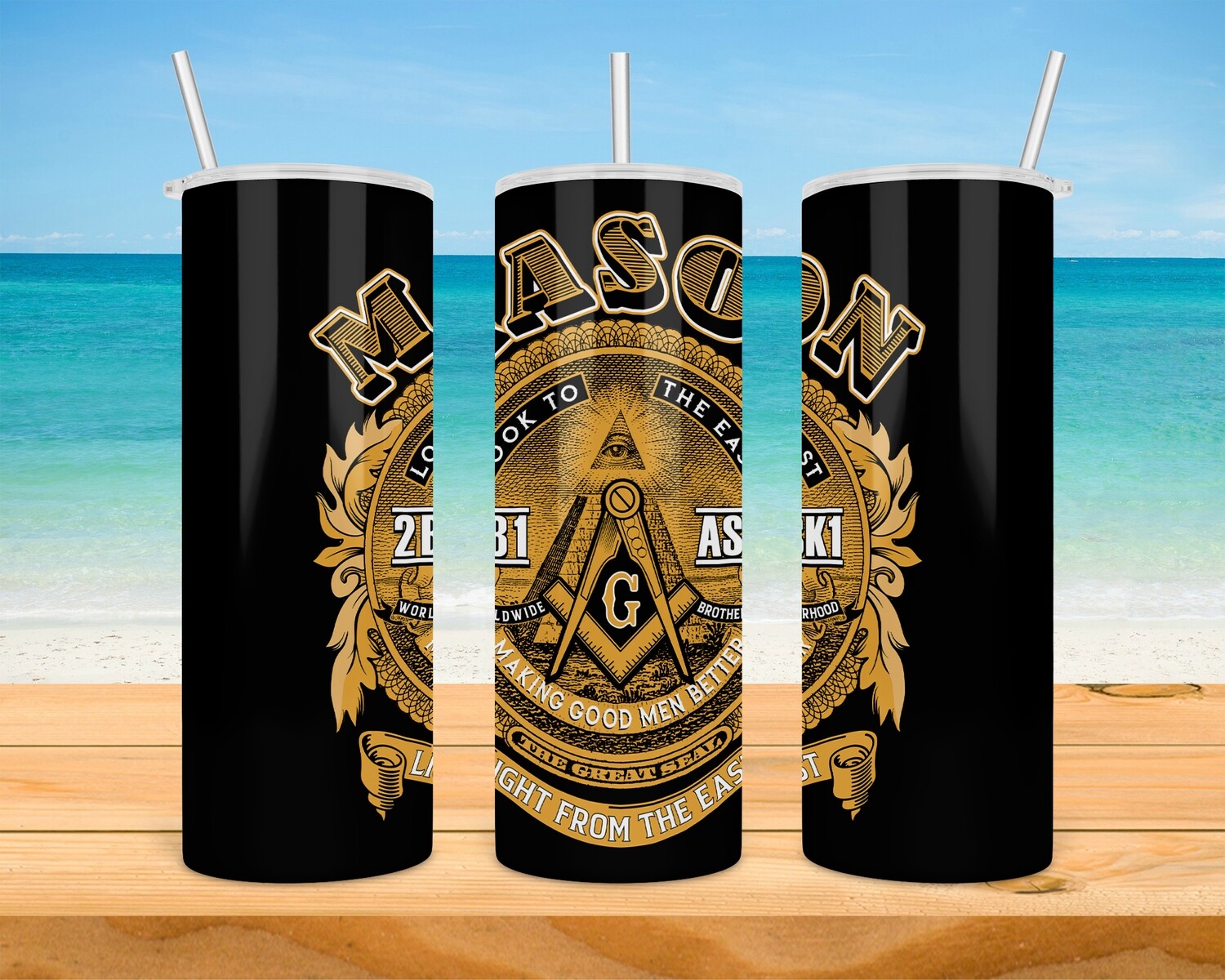 Free Mason 2B1 ASK1 Tumbler