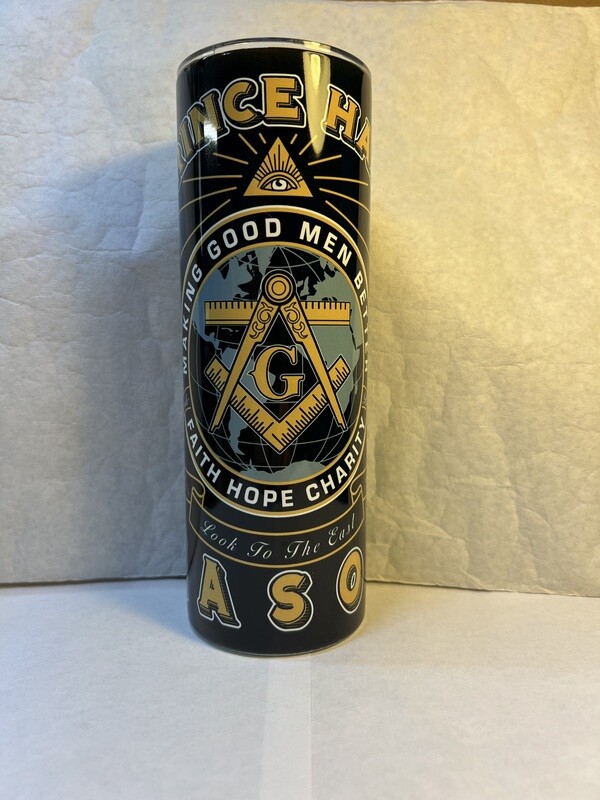 Free Mason Prince Hall Tumbler