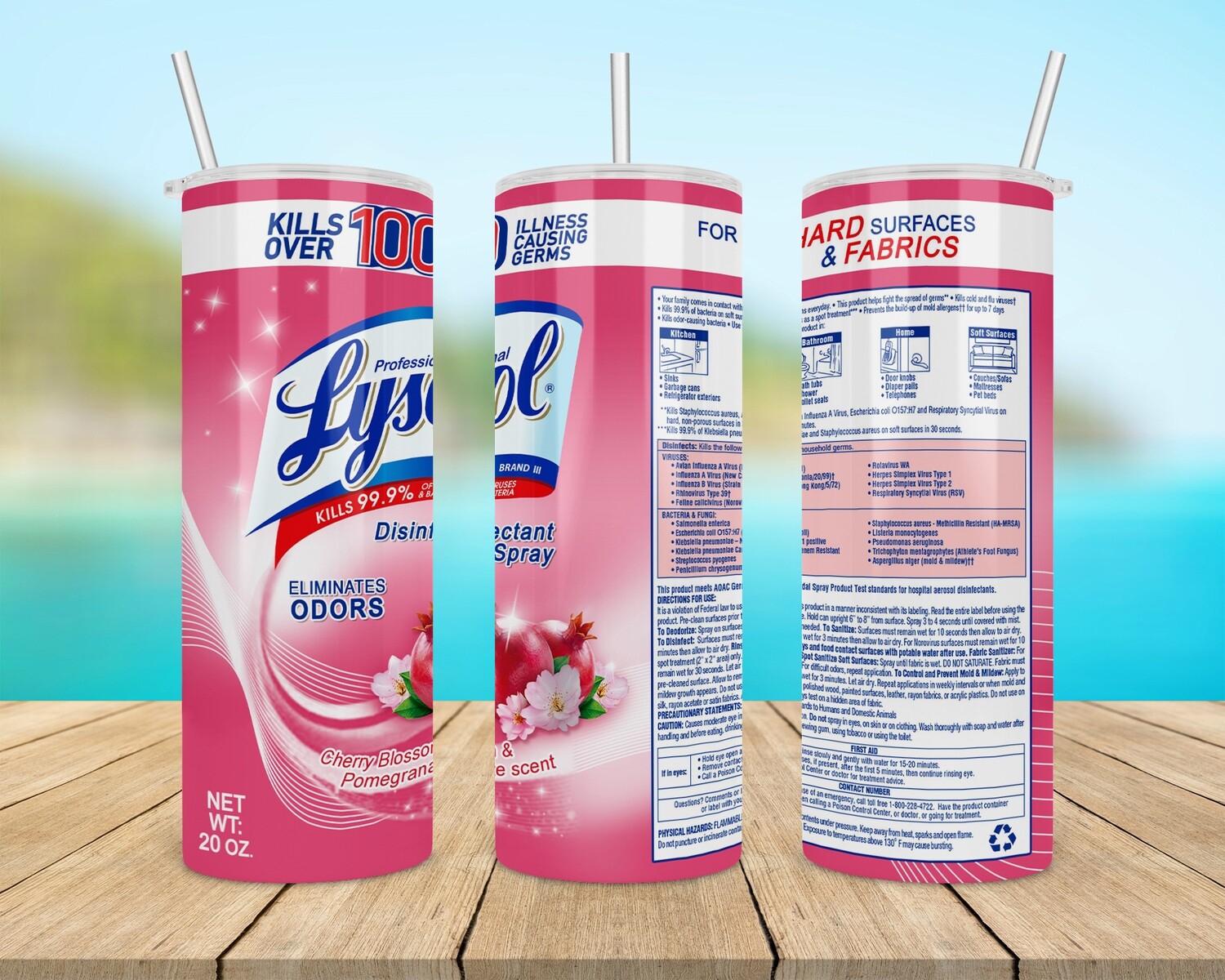 Lysol Cherry Blossom Tumbler