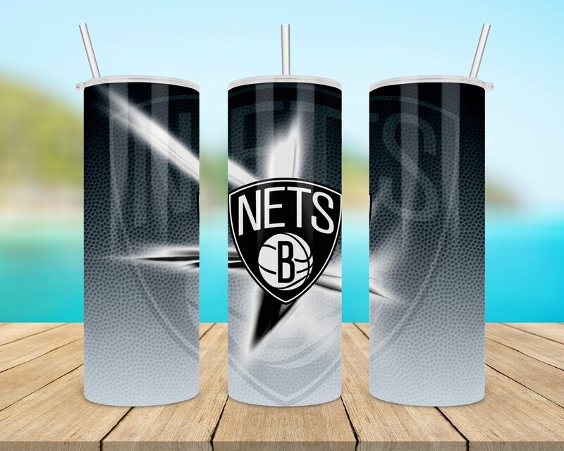 Brooklyn Nets NBA Basketball Tumbler