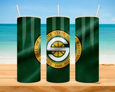 Seattle Supersonics NBA Basketball Tumbler