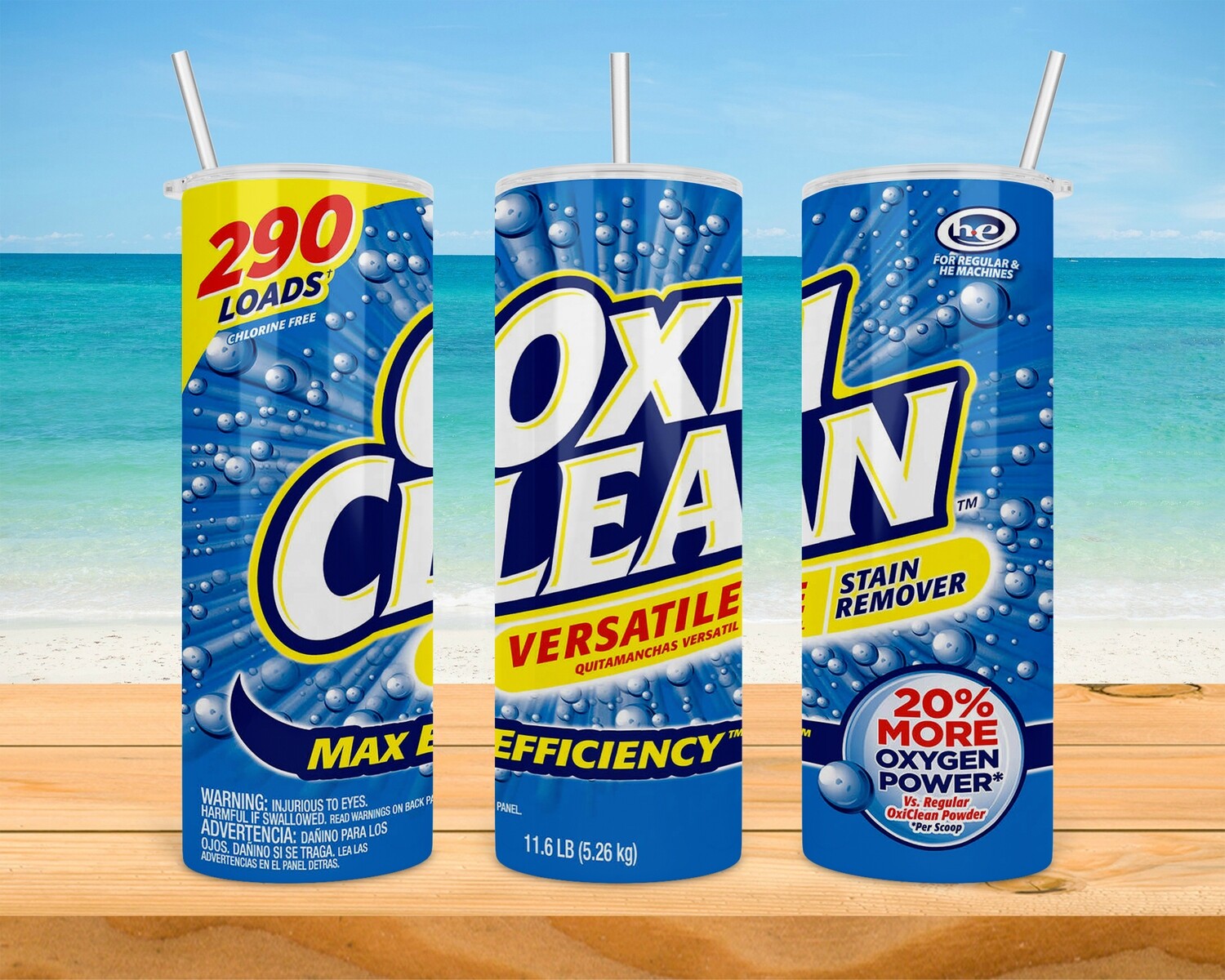 Oxi Clean Stain Remover Tumbler