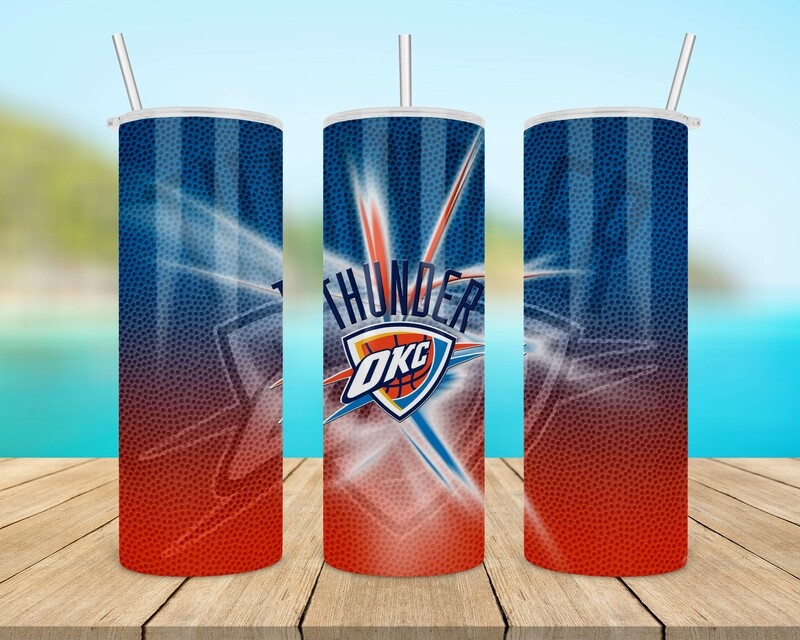 Oklahoma Thunder NBA Basketball Tumbler