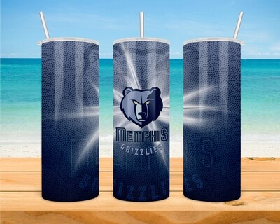 Memphis Grizzlies NBA Basketball Tumbler